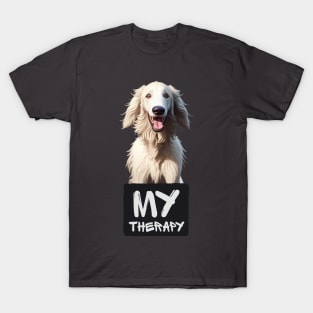 Just My Emotional Support Borzoi T-Shirt